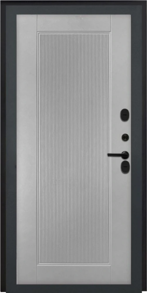 Входная дверь ДвериПРО Аура ПВХ 10мм Астрод Velutto Grigio DPRO204614 внутренняя сторона