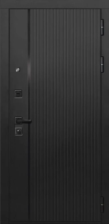 Входная дверь ДвериПРО Л-45 Гладкая Шарли светлый DPRO226174 внешняя сторона